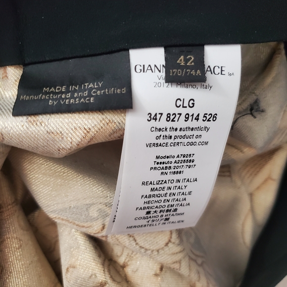 Versace 2018 Runway Gold and Black Baroque SS 1992 Tribute Leggings - Picture 9 of 17